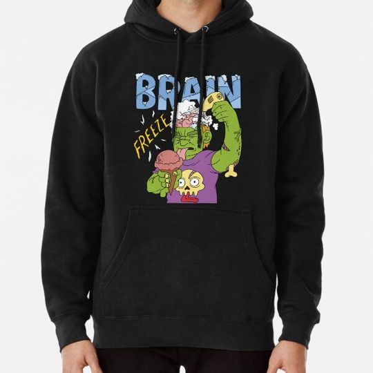 Discover Zombie Brain Freeze Hoodies