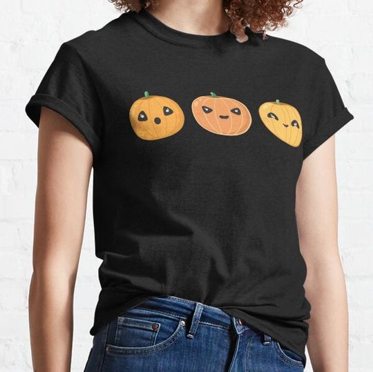 Discover Cute Pumpkins Halloween T-Shirt, Jack-O-Lantern, spooky season, Fall items T-shirts