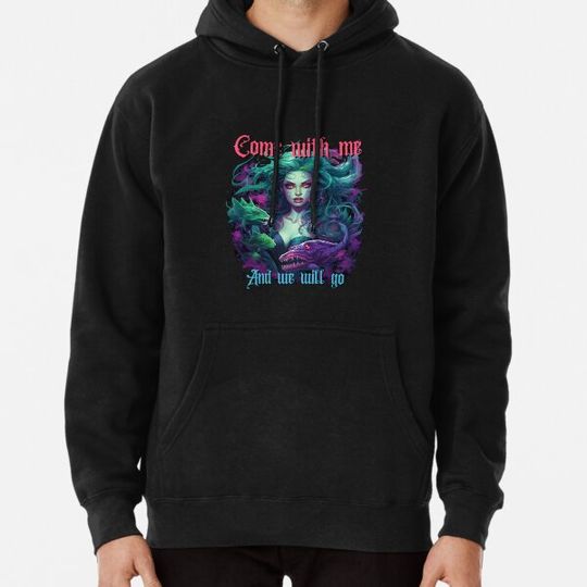Discover A Magical Seducing Mermaid in the Ocean with Evil Fish Guards Hoodies