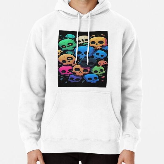 Discover Colored Skulls Hoodies