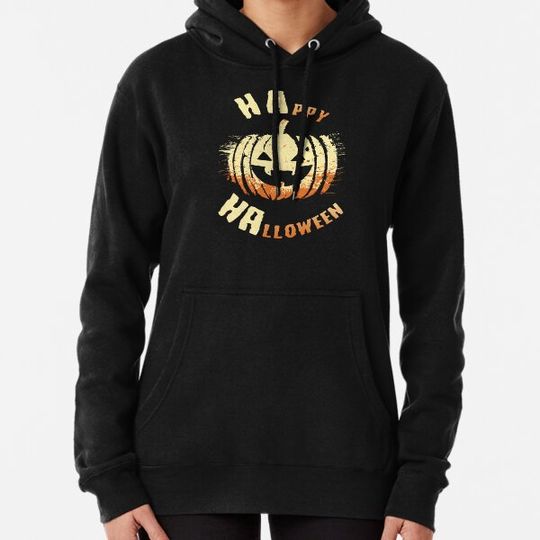 Discover Happy Halloween Pumpkin Face Hoodies