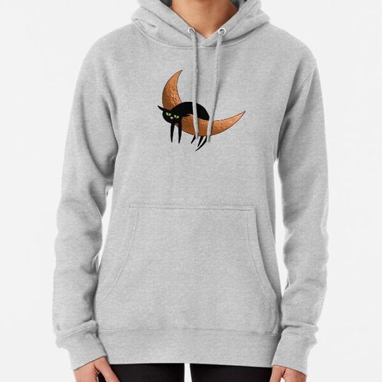 Discover Sad Black Cat Hanging on the Moon Hoodies