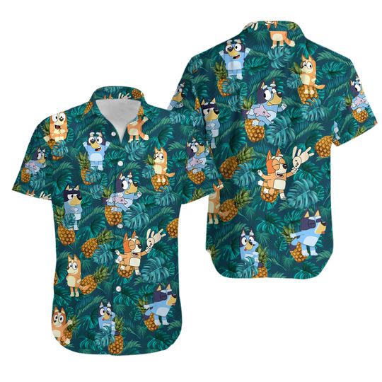 Discover BlueyDad Hawaiian Shirt
