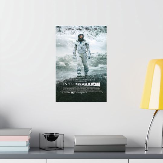 Discover Interstellar 2014 poster Premium Matte Vertical Poster