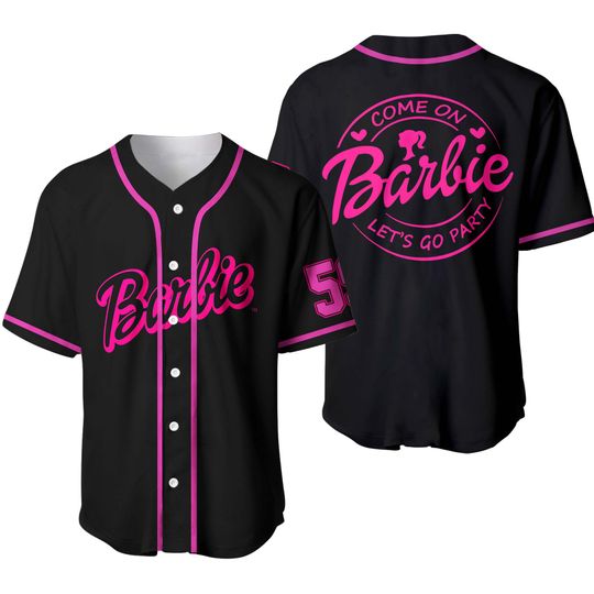 Discover Barbie Baseball Jersey Shirt