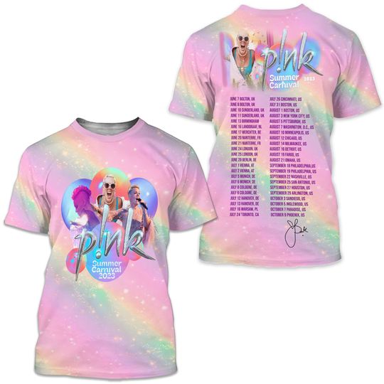 Discover P!nk Summer Carnival 2023 Shirt