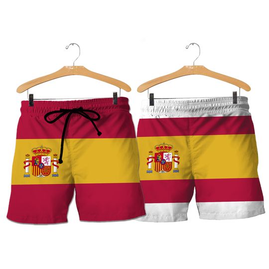 Discover Spain Flag Men's Shorts