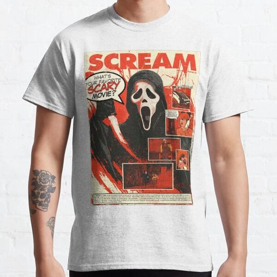 Discover Scream Movie T-shirts