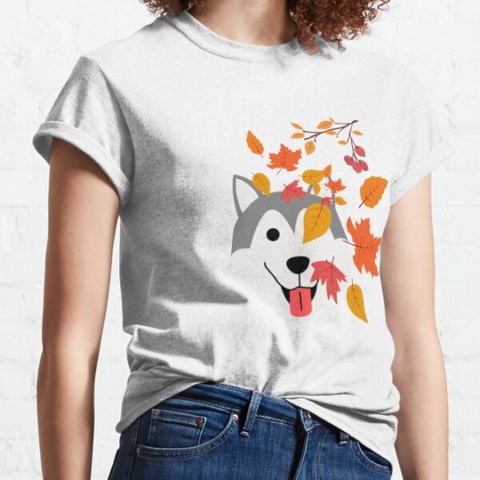 Discover autumn husky T-shirts