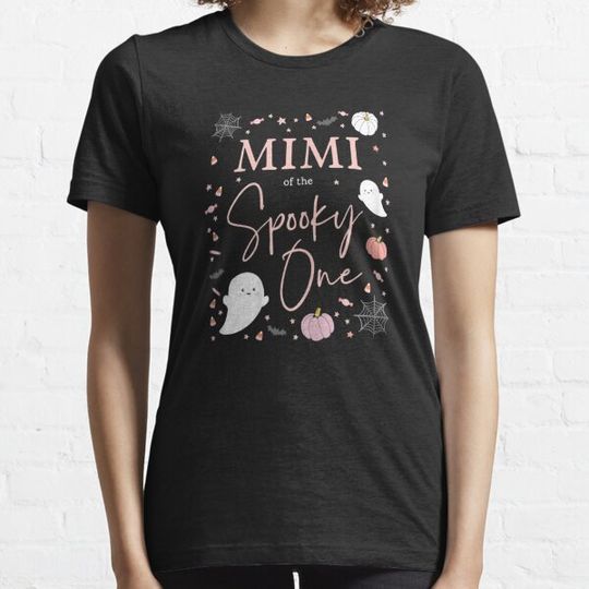 Discover Womens Mimi of the Spooky One Girl First Birthday Pink Halloween T-shirts