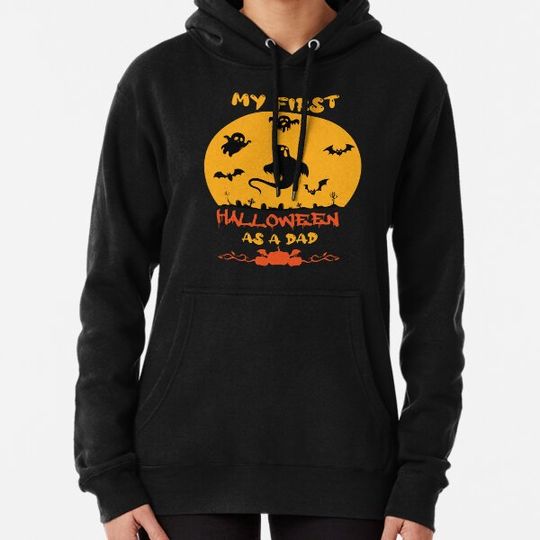 Discover My First Halloween As A Dad Halloween Dad men Cool Funny Gift Design Hoodies