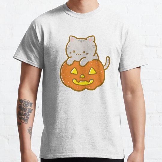 Discover Halloween special - Mochi with Pumpkin T-shirts