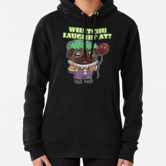 Discover Clown Pug Puppy | Halloween Puppy | Brown Hoodies