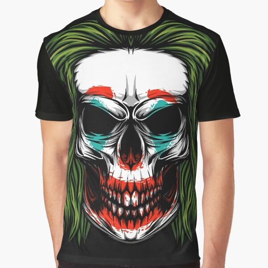 Discover Joker Skull T-Shirt T-shirts