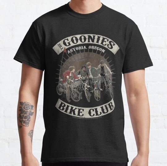 Discover The Goonies Bike Club T-shirts