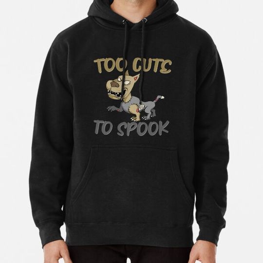 Discover Too Cute To Spook Zombie Dog Halloween Costume Hoodies