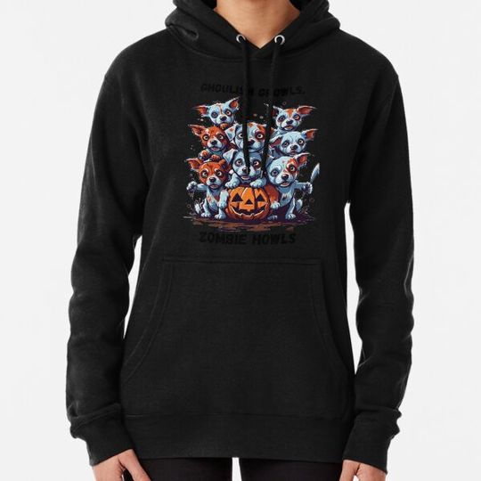 Discover Zombie Dogs, Halloween Design Hoodies