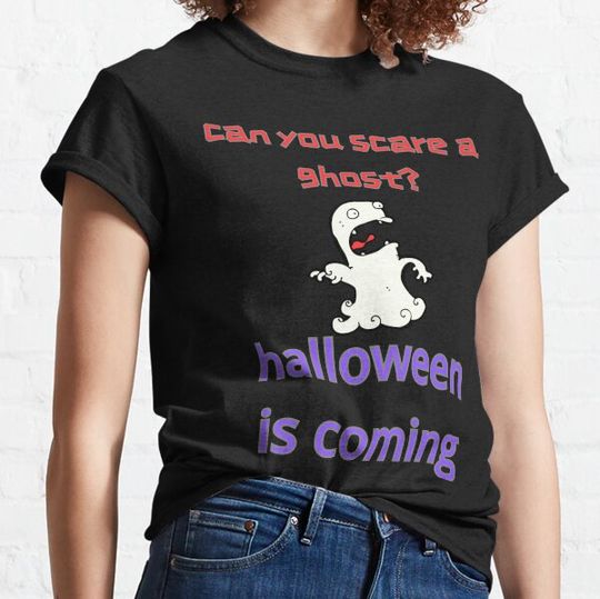 Discover Can you scare a ghost? funny halloween gift T-shirts