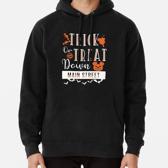 Discover Trick or Treat Down Main Street Hoodies