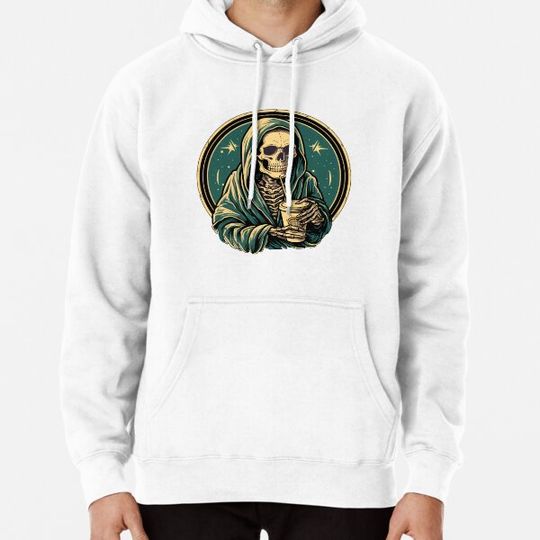 Discover Hoody Skeleton with Coffee 4 Hoodies
