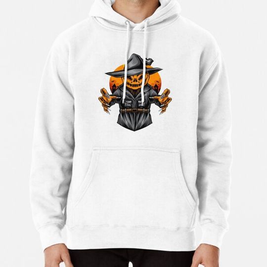 Discover Scary halloween scarecrow Hoodies