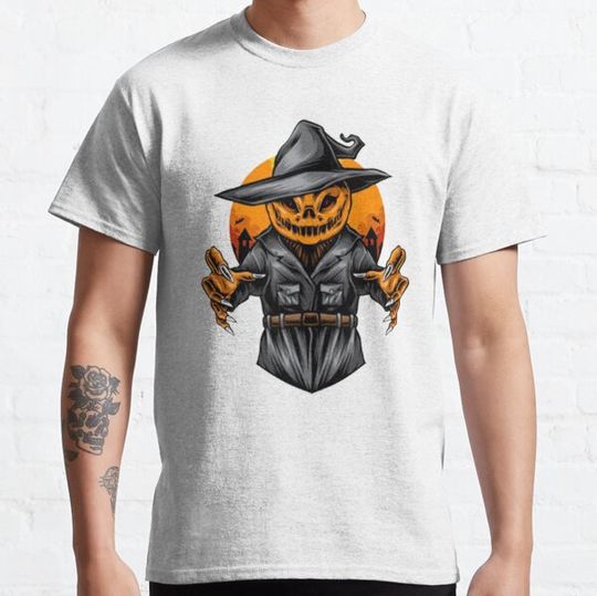 Discover Scary halloween scarecrow T-shirts
