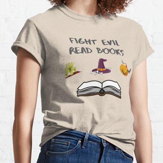 Discover Read Books Halloween Funny Scary T-shirts