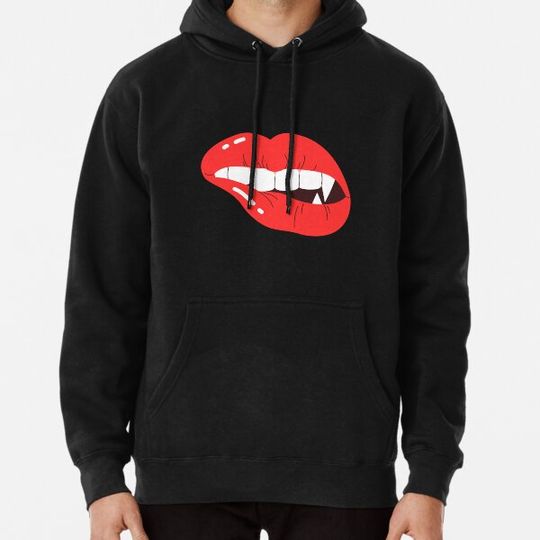 Discover Halloween Vintage Skull and Vampire Hoodie