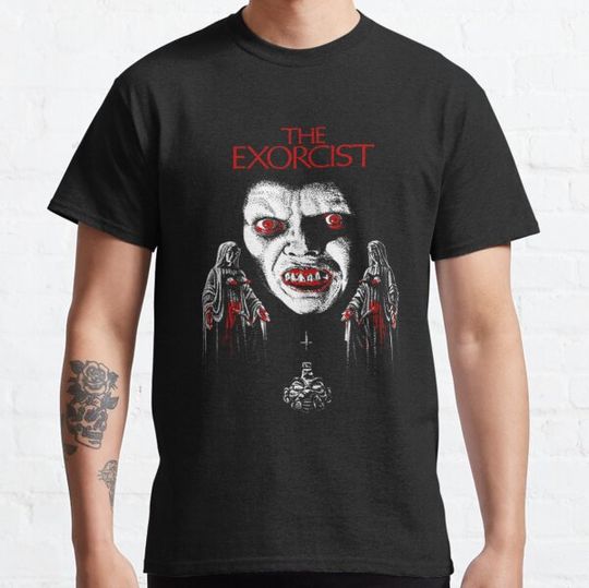 Discover The Exorcist horror design T-shirts