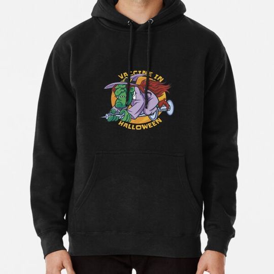Discover vaccine in halloween Hoodies