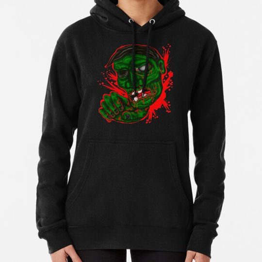 Discover Bloody green zombie Hoodies