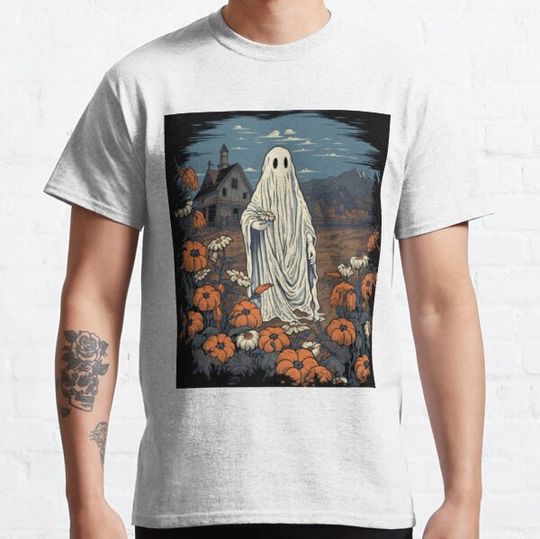 Discover Halloween Flower Ghost T-shirts