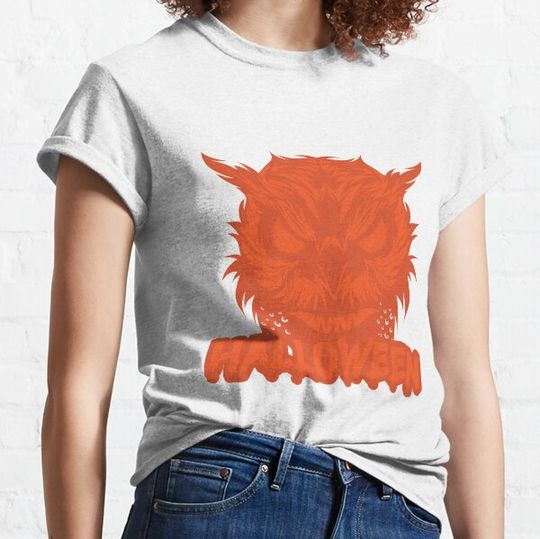 Discover scary Owl for Halloween day T-shirts