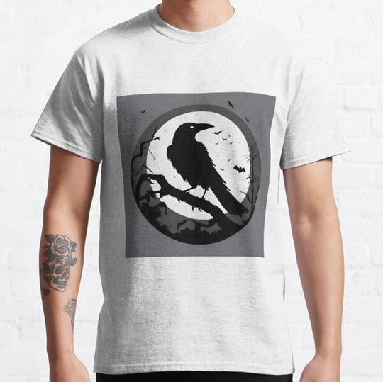 Discover Spooky Halloween Crow T-shirts