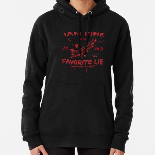 Discover iam fine halloween zombie funny blood Hoodies