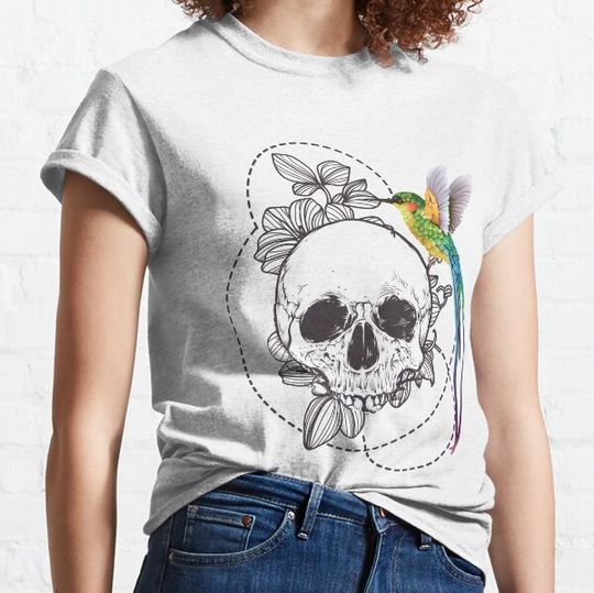 Discover Beutiful Skeleton Bird T-shirts