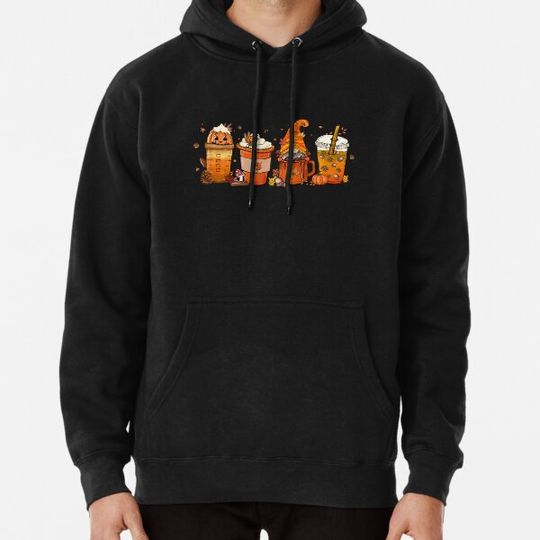 Discover Pumpkin Spice Latte Fall Coffee Warm Cozy Autumn Season Gnome Chocolate Hoodies