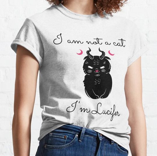 Discover I am not a cat, I'm Lucifer for Halloween T-shirts