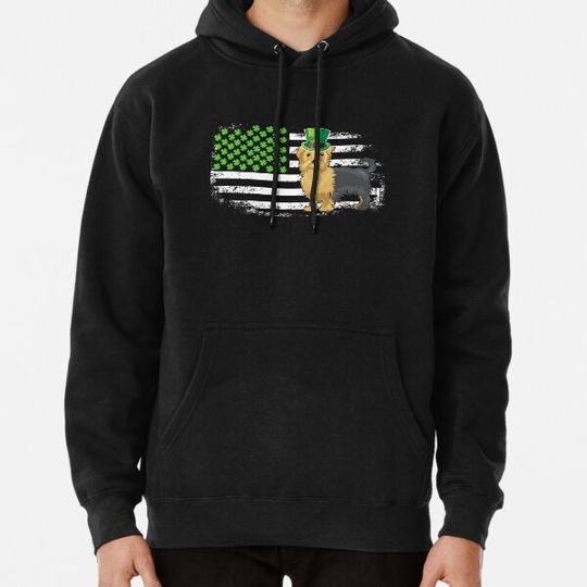 Discover Yorkie dog lovers shamrock Hoodies