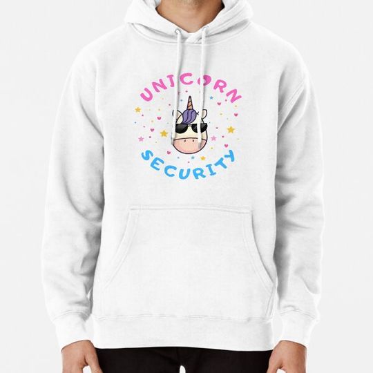 Discover Unicorn Security (Light Background) Hoodies