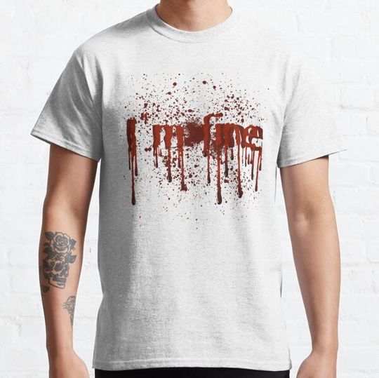 Discover I_m fine blood bloody Halloween, Im fine T-shirts