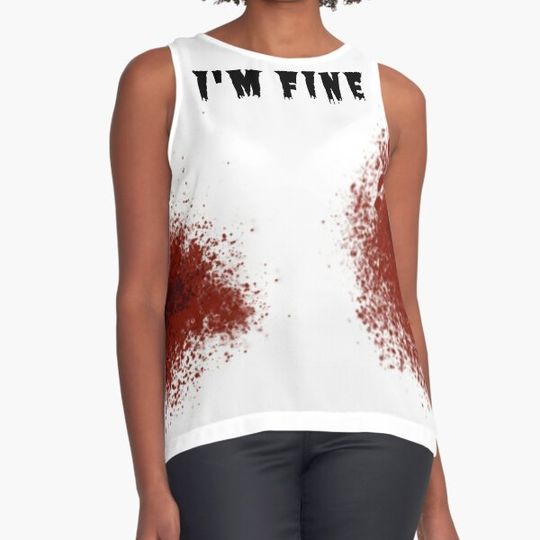 Discover I'm fine-zombie,halloween T-shirts