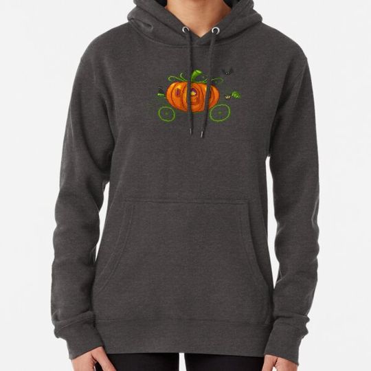 Discover Pixel Pumpkin Carriage Hoodies