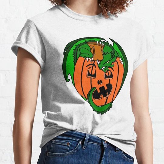 Discover Halloween Dragon and Jack o' Lantern T-shirts