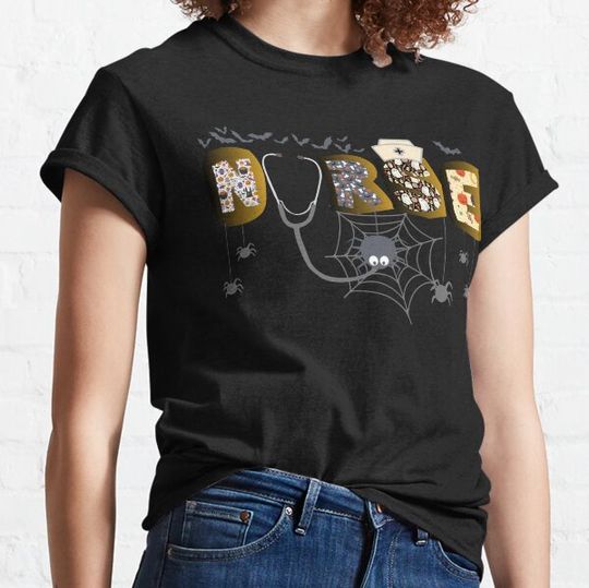 Discover nurse in halloween T-shirts