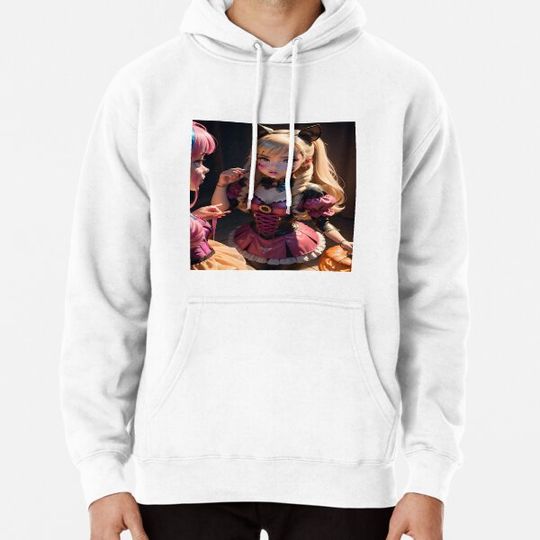 Discover HalloBarbie Face paint Hoodies