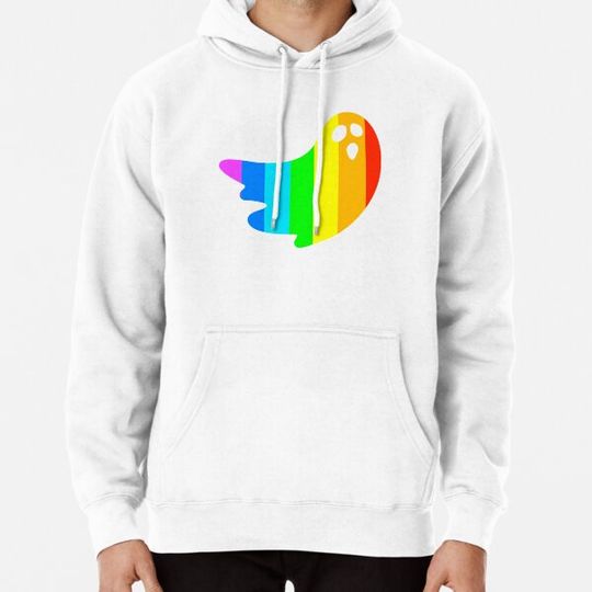 Discover Rainbow Spooky Ghost Hoodies