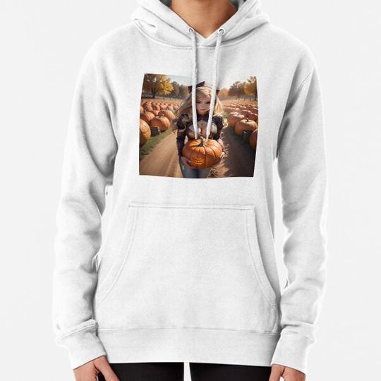 Discover HalloBarbie and a pumpkin patch Hoodies