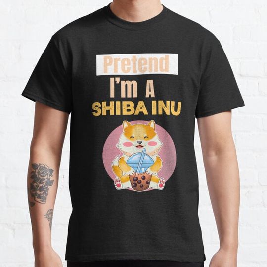 Discover Pretend I’m a shiba inu- Halloween costume T-shirts