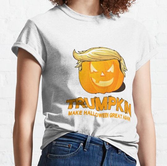 Discover trumpkin make halloween great again_funny halloween T-shirts